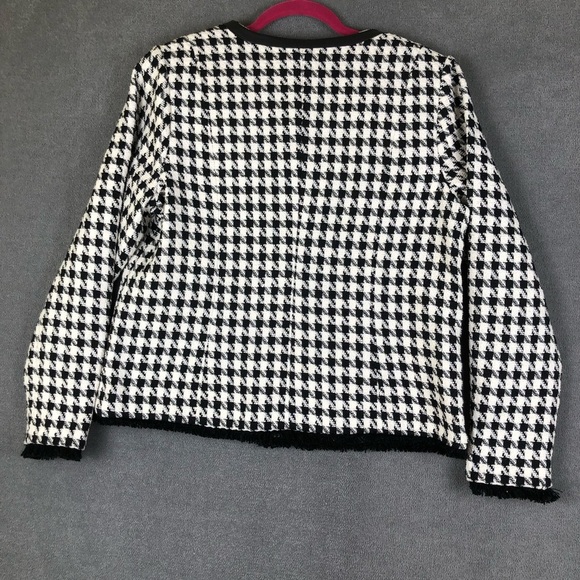 G by Giuliana Black Label Timeless Tweed Jacket size L - Picture 4 of 11